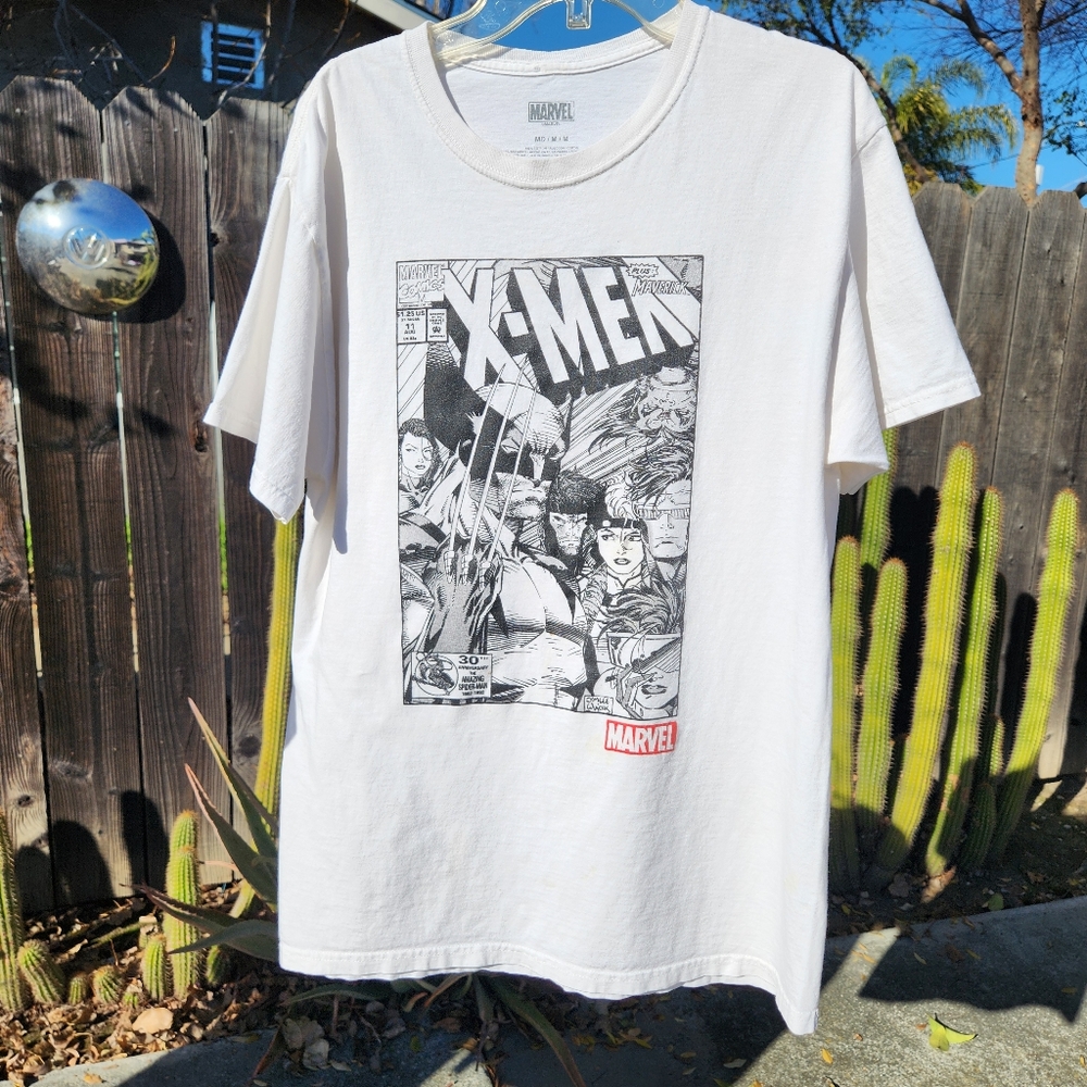Marvel Wolverine White Tee (Medium)